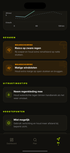 Waarschuwingen — wind, zon, gladheid